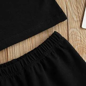 Hnyenmcko Toddler Girls 2Pc Summer Outfit - Stylish & Comfortable
