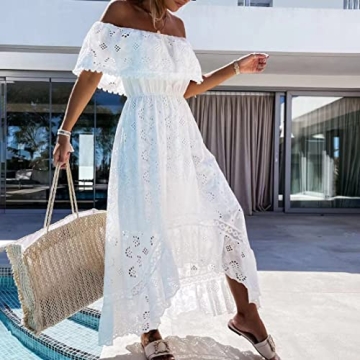 Elegant Lace Maxi Dress for Women - Stylish Boho Summer