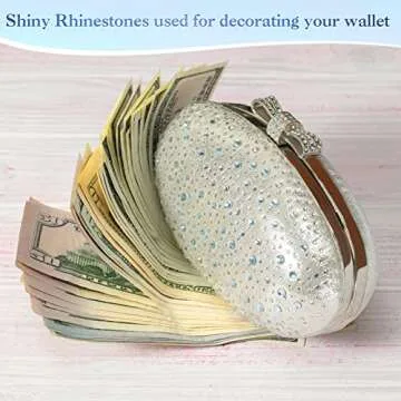 2000 Pieces Flat Back Gems Rhinestones 6 Sizes (1.5-6 Mm) Round Crystal Rhinestones with Pick up Tweezer and Rhinestones Picking Pen for Crafts Nail Clothes Shoes Bags DIY Art (White)