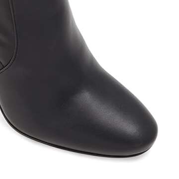 ALDO Women's Aurella Ankle Boot, Black Synthetic Smooth, 9