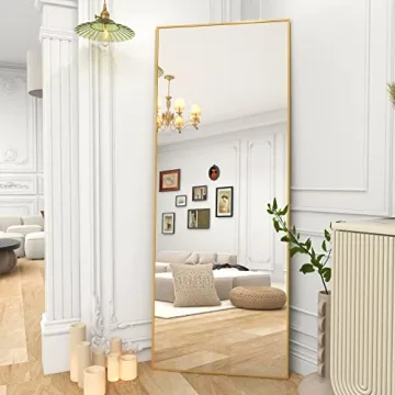 Stylish BEAUTYPEAK Gold Full Length Mirror for Every Home