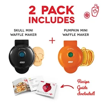Dash Mini Waffle Maker 2 Pack for Fun and Easy Cooking