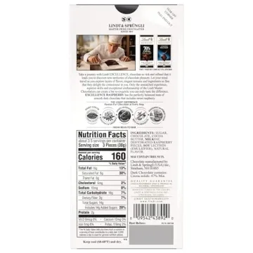 Lindt EXCELLENCE Raspberry Dark Chocolate 12 Pack