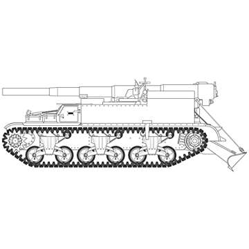 Airfix M12 GMC 1:35 WWII Tank Model Kit for Hobbyists