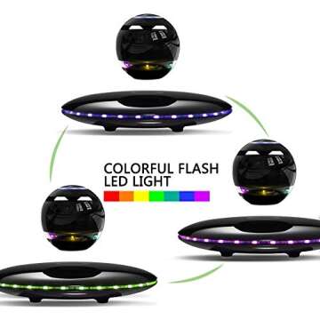 RUIXINDA Magnetic Levitating Speaker - Floating Bluetooth Sound