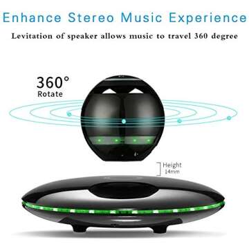 RUIXINDA Magnetic Levitating Speaker - Floating Bluetooth Sound