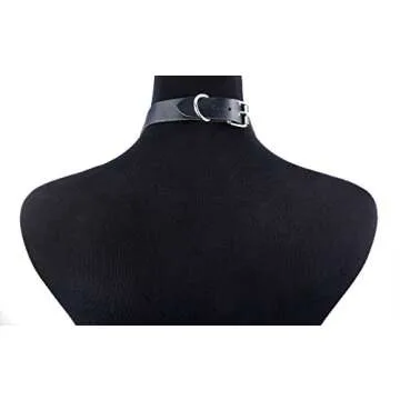 JFORYOU Nipple Ring with Choker Necklaces Stainless Steel Nipple Rings Chain Heart Punk Chokers for Women Nipple Barbell Piercing Jewelry