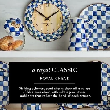 MacKenzie-Childs Royal Check Coasters Set of 4 - Stylish Decor