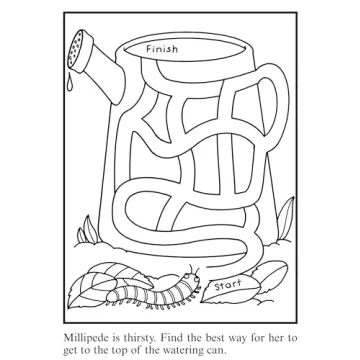 Engaging Bugs Mazes Book for Kids Ages 3-5