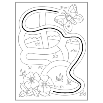 Engaging Bugs Mazes Book for Kids Ages 3-5