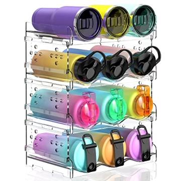 Areforic Water Bottle Organizer | Stackable Storage Solution