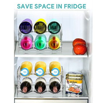 Areforic Water Bottle Organizer | Stackable Storage Solution