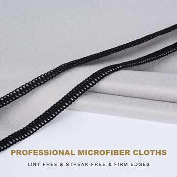 SINLAND Microfiber Glass Polishing Cloths Large Size Thick Lintless Drying Towels for Wine Glasses Stemware Dishes Stainless Appliances 20 Inch X 25 Inch Pack of 2 Grey