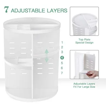 Seinlife 360° Rotating Makeup Organizer for Beauty Lovers