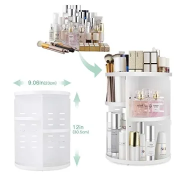Seinlife 360° Rotating Makeup Organizer for Beauty Lovers