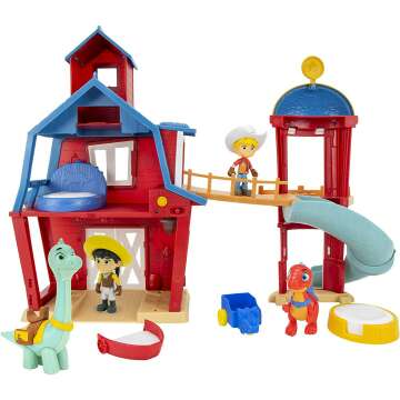 Dino Ranch Clubhouse Playset - Lights, Sounds & More