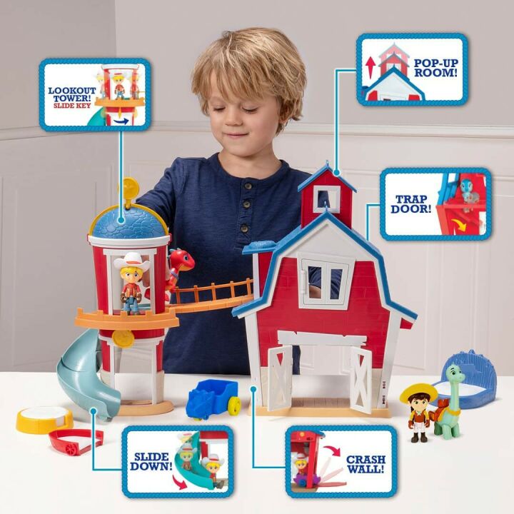 Dino Ranch Clubhouse Playset - Lights, Sounds & More