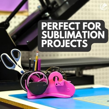 echomerx Pink Multi-Roll Heat Tape Dispenser for Sublimation