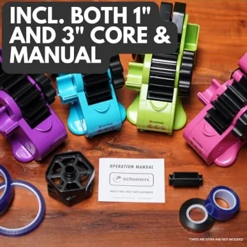 echomerx Pink Multi-Roll Heat Tape Dispenser for Sublimation