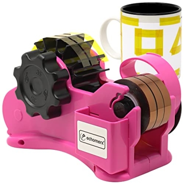 echomerx Pink Multi-Roll Heat Tape Dispenser for Sublimation