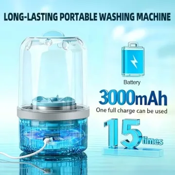 KiiDAS Portable Mini Washing Machine - Compact & Cordless