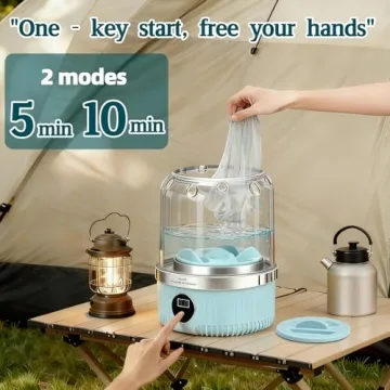 KiiDAS Portable Mini Washing Machine - Compact & Cordless