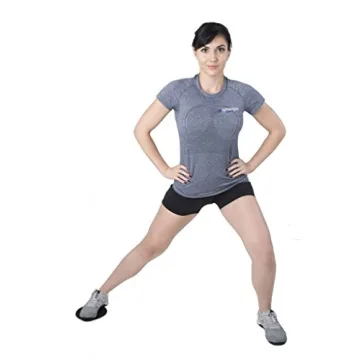 Synergee Jet Black Core Sliders for Effective Core Workouts