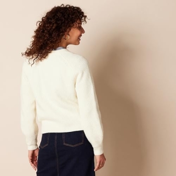 Amazon Essentials Women's Cozy Crew Neck Rib Sweater
