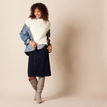 Amazon Essentials Women's Cozy Crew Neck Rib Sweater