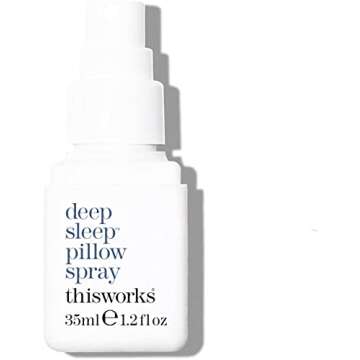 THISWORKS Deep Sleep Pillow Spray: Fast-Acting Natural Rest Aid with Lavender for Relaxation, 35 ml 1.2 Fl Oz (Pack of 1)