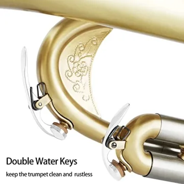 Rowell Trumpet Professional Bb Trumpet Set for All Levels