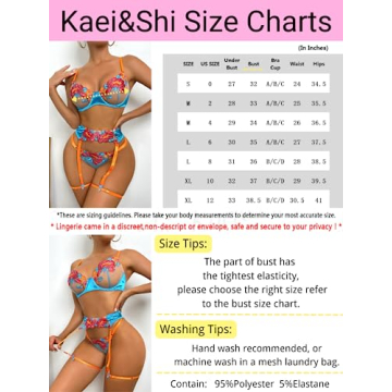 Kaei&Shi Lingerie - Floral Embroidered Sheer Lace Set