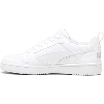Puma Men's Rebound V6 Casual Sneakers - White