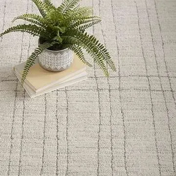 Nourison Santa Cruz Ivory Grey Area Rug 7'10" x 9'10"