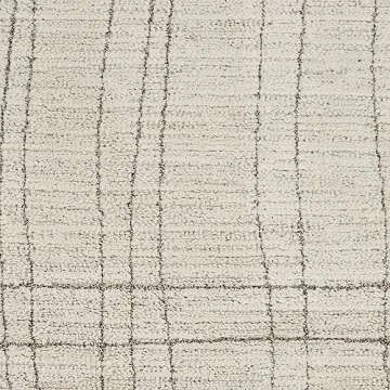Nourison Santa Cruz Ivory Grey Area Rug 7'10" x 9'10"