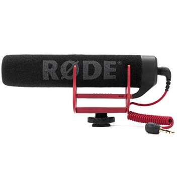 Rode VideoMic GO On-Camera Shotgun Microphone and WindTech MM-29 Mic-Muff with 3' Stereo Mini Male to Stereo Mini Female Extension Cable