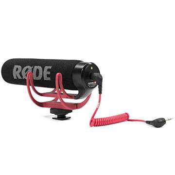 Rode VideoMic GO On-Camera Shotgun Microphone and WindTech MM-29 Mic-Muff with 3' Stereo Mini Male to Stereo Mini Female Extension Cable