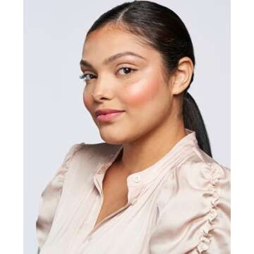 Wander Beauty On-the-Glow Blush and Illuminator - Petal Pink/Nude Glow - 7-in-1 Hydrating Cream Blush & Highlighting Stick - Stick Blush for Cheeks, Lip, & Body - Highlighter Makeup & Blush - 0.4 oz