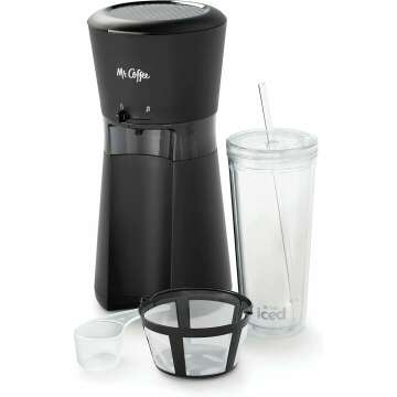 Mr. Coffee Iced Coffee Maker - Single Serve with 22oz Tumbler