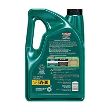 Castrol GTX MAGNATEC 5W-30 Full Synthetic Motor Oil, 5 Quart