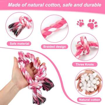 Vivifying Dog Rope Toys - Durable Chew Toys for Teeth Cleaning