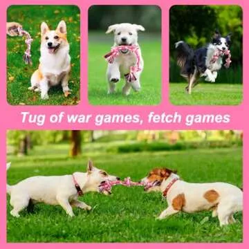 Vivifying Durable Dog Rope Toys for Teeth Cleaning