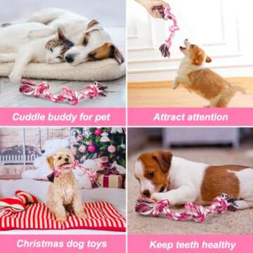 Vivifying Durable Dog Rope Toys for Teeth Cleaning