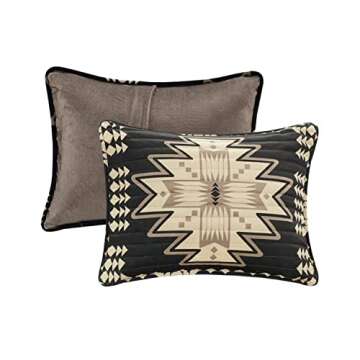 Woolrich Sierra Oversized Quilt Set - Stylish Aztec Southwestern Printed Coverlet and Matching Shams...