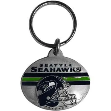Durable Siskiyou Sports NFL Seattle Seahawks Carved Key Chain for Fans and Collectors