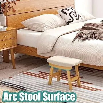 Viewcare Small Foot Stool Ottoman for Comfort and Style