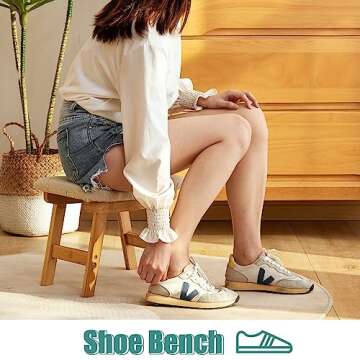 Viewcare Small Foot Stool Ottoman for Comfort and Style