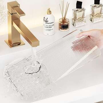 Seoneiro 2 Tier Corner Bathroom Counter Organizer, Cosmetic Skincare Organizer, Bathroom Countertop Perfume Tray Vanity Organizer, Kitchen Spice Corner Storage Shelf