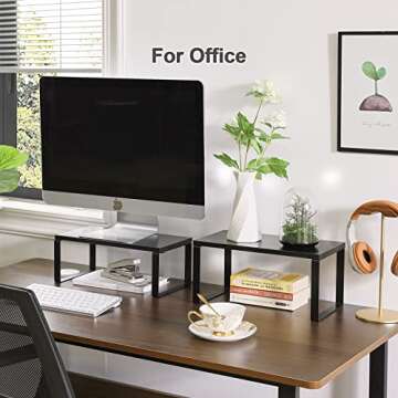 YMYNY Cabinet Shelf Organizer - Versatile Kitchen and Storage Solution