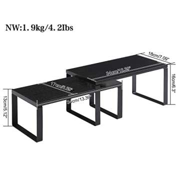 YMYNY Cabinet Shelf Organizer - Versatile Kitchen Storage Solution